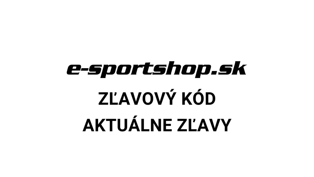 E-sportshop zľavový kód