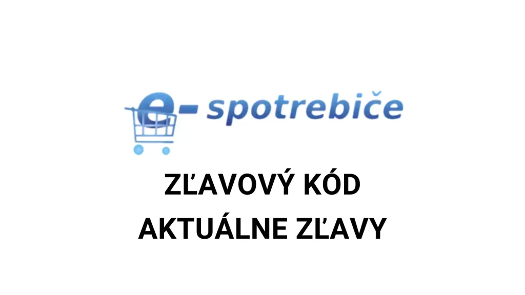 E-spotrebice zľavový kód