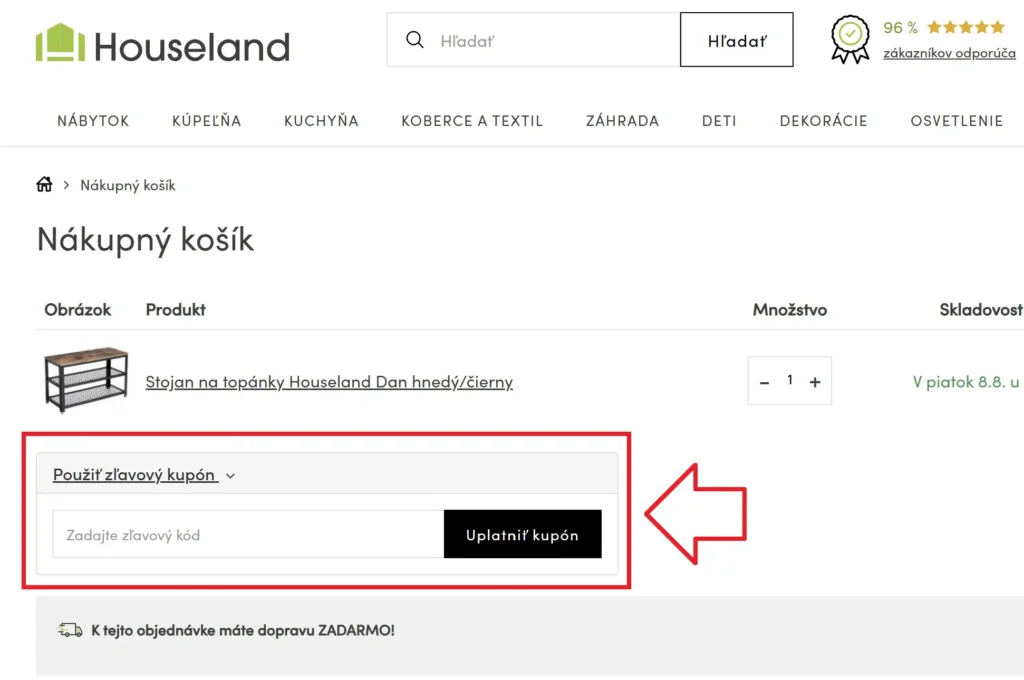 Houseland zľavový kupón
