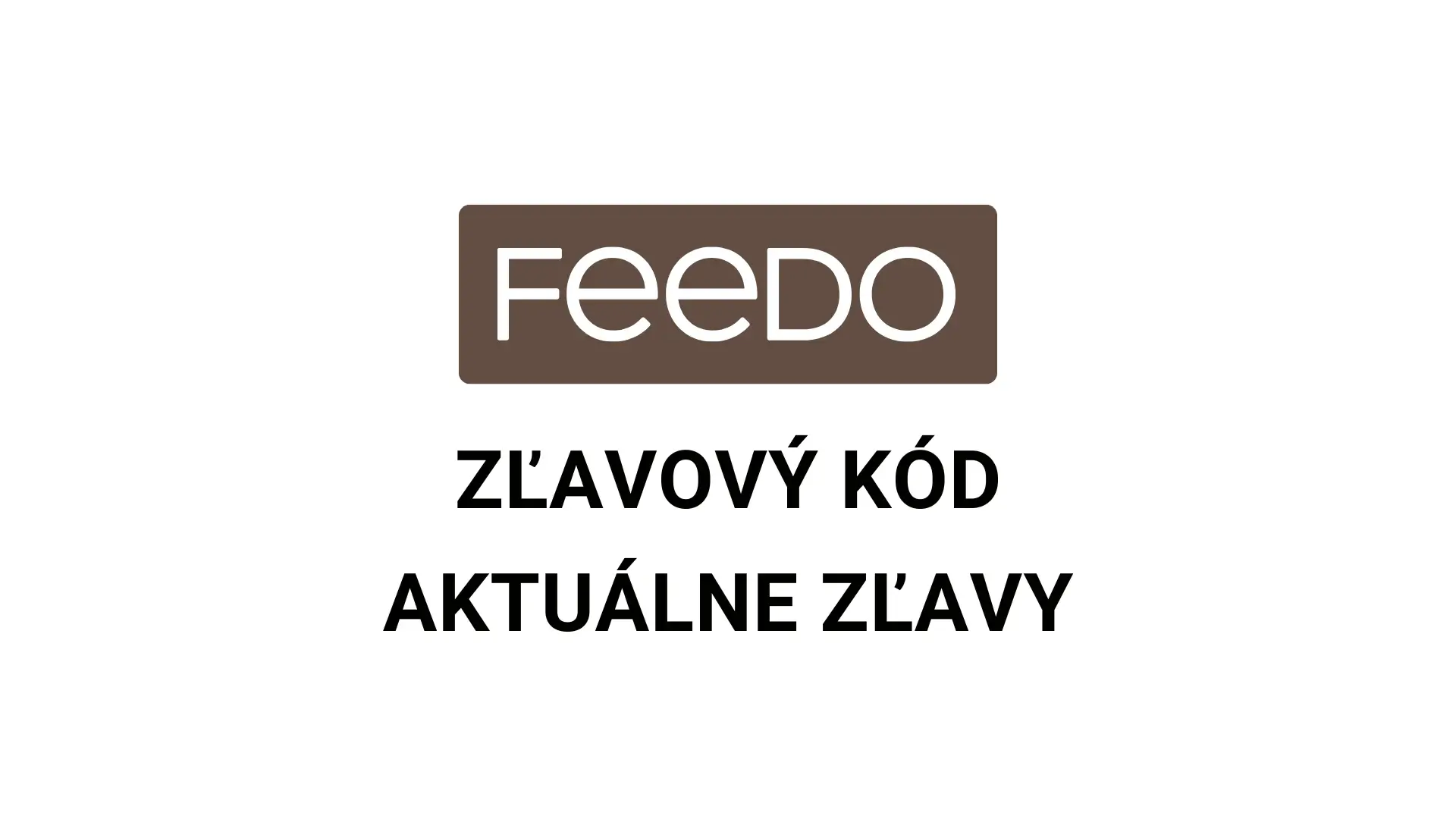 Feedo zľavový kód