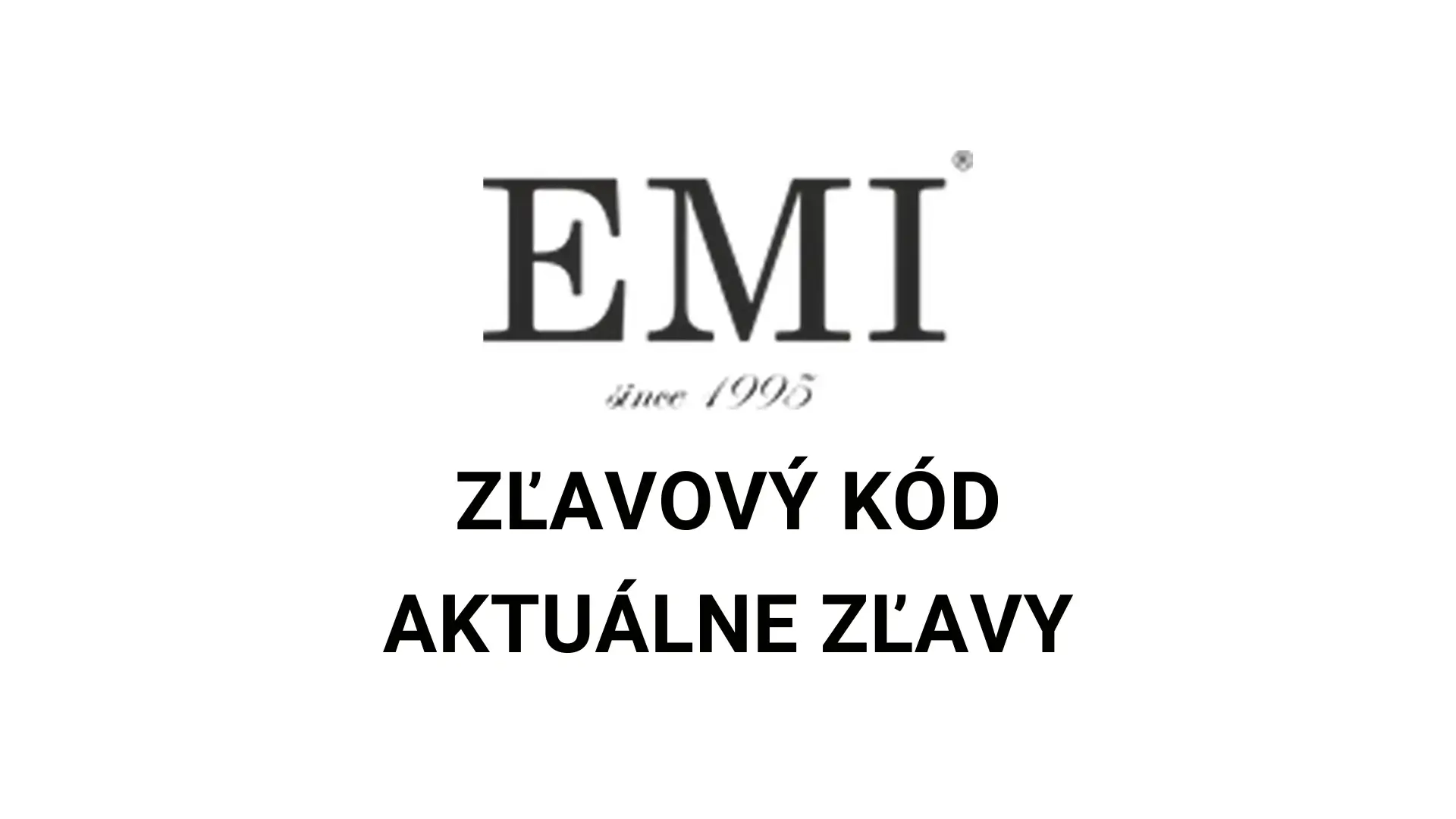 EMI zľavový kód