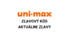 uni-max zľavový kód