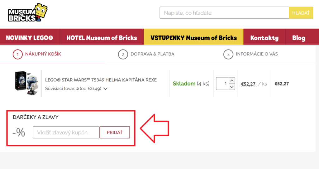 Museum of Bricks zľavový kupon
